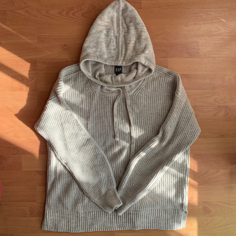 GAP Cozy Grey Knit Sweater